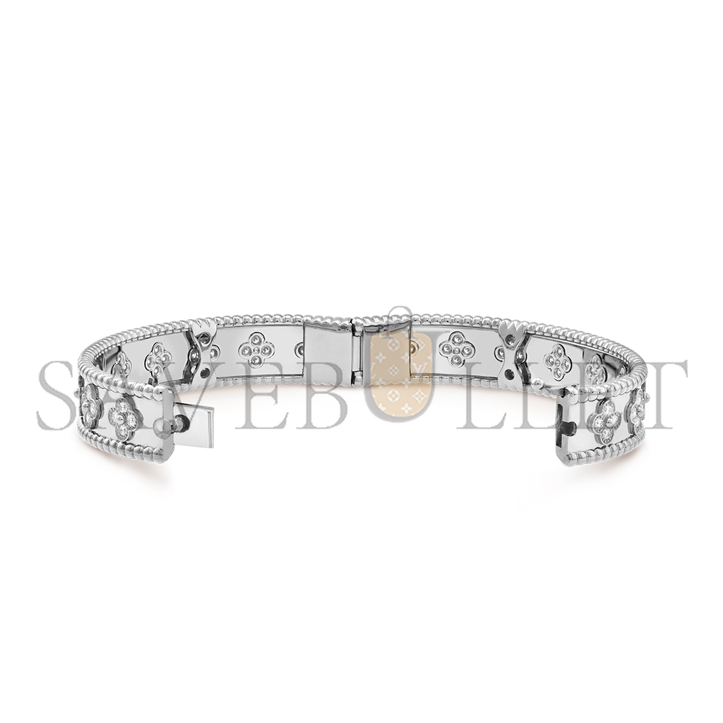 V*N CL*F perlÉe clovers bracelet, small model vcarp3o300